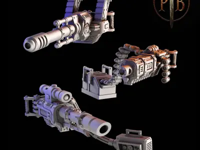 Firstborn Guard - Heavy Weapon support part 1 3D print model