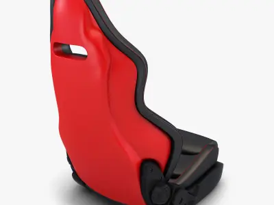 Car Racing Seat v 2 3D model