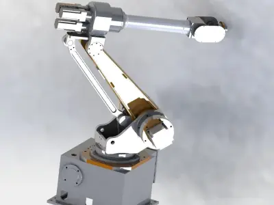 6 axis robots 3D model