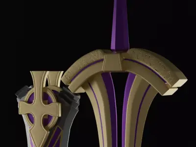 Excalibur Proto Sword of Promised Victory 3D model