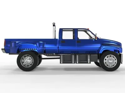 Diesel Truck 1998 Version Dually 3D model