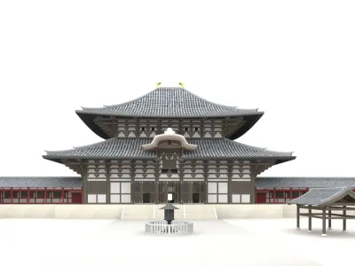 Todai-ji Temple Nara 3D model