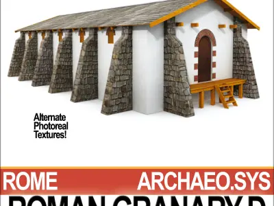 Roman Granary D 3D model