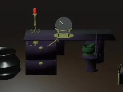 Witch Furniture 3D model