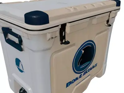 Camping Cooler Ice Chest Box 3D model