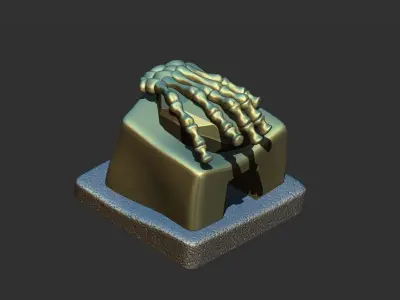 PIRATE CAVE Free low-poly 3D model