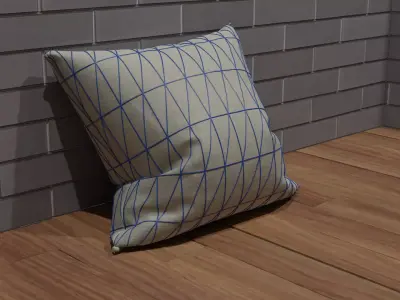 Cushion pillow Free 3D model