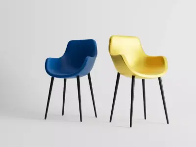 Enri Chair 001 Free low-poly 3D model