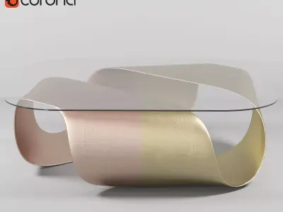 Coffee table Free 3D model 9