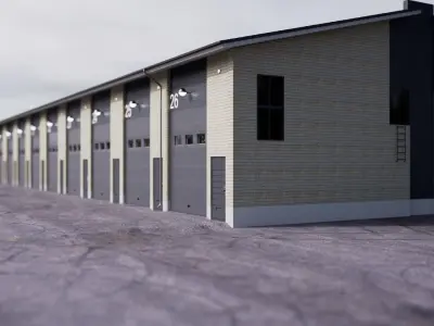 Warehouse Exterior 3D model 3D model