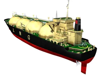 LNG Tanker 3D model
