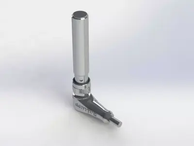 Sensor Indutivo Angular Baluff BES M12EI Inductive Sensor 3D model