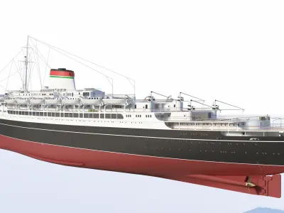 SS Andrea Doria 3D model