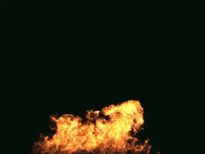 FumeFX Large Scale Fire 3D model