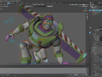 3D Character - Buzz from Toy Story Free 3D model