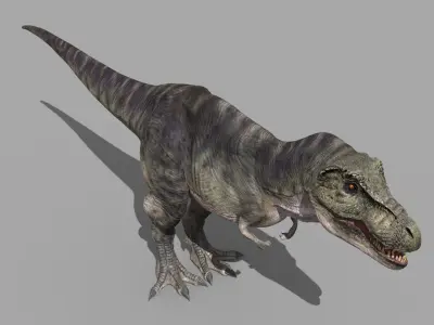 Accurate T Rex 8K - fully animated 3D model
