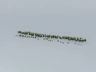 Trees on the Port Part 04 Free 3D model