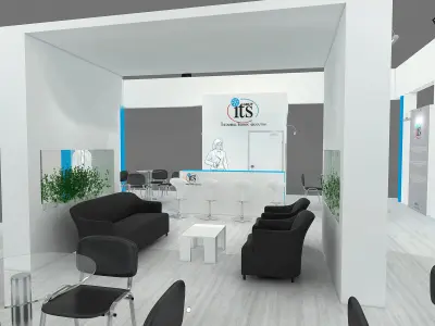 Exhibition Stand - ST0046 3D model