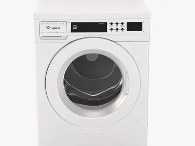 Whirlpool Commercial High Efficiency Energy Star Qualified Front 3D model