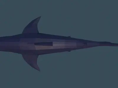 Shark Free low-poly 3D model