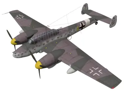 Messerschmitt Bf110 G2 3D model