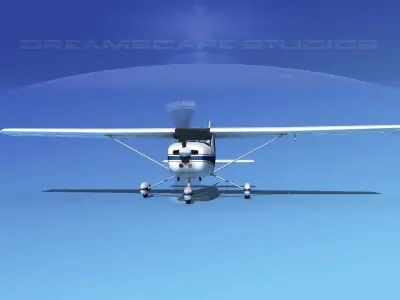 Cessna C152 Aerobat V03 3D model