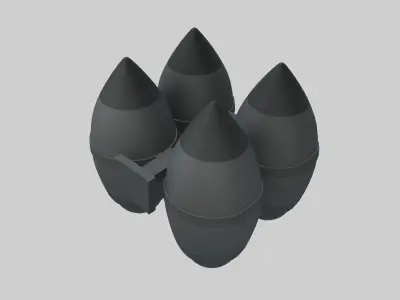 Jet Pack v2 002 Low-poly 3D model