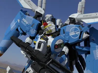 Ex-S Gundam 3D model