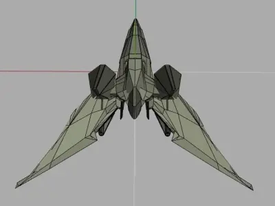 Star Fox Arwing Layo 3D model