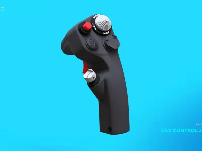  UAV Control Joystick Precision for Drone Operations Free 3D model
