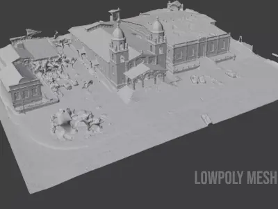 Brazilian Historic Church - Imarui 3D Scan 3D model