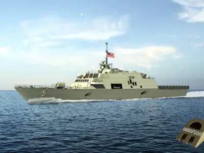 FREEDOM CLASS LCS USS MILWAUKEE 3D model