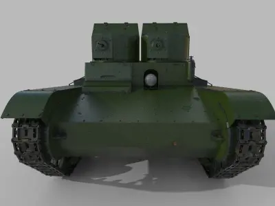 T-26 Two towers 3D model