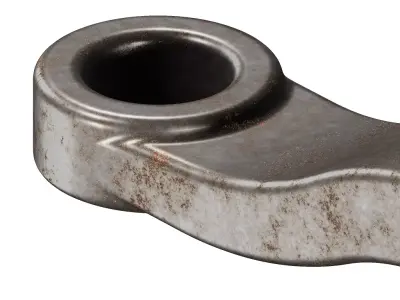 Rusty Vehicle Steering Linkage 3D model