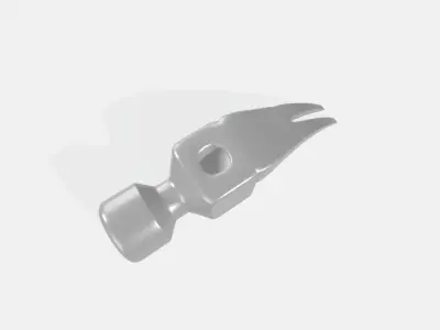 Hammer part  Free low-poly 3D model