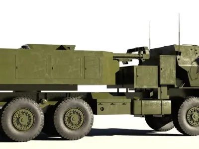 M142 HIMARS MLRS 3D model