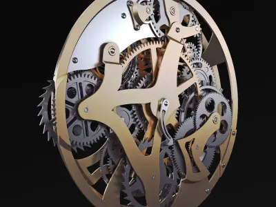 Gear Mechanism v 8 3D model