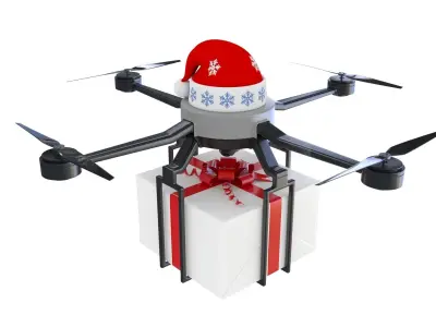 New Year Drone 3D model