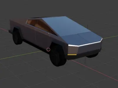 tesla 3d model cyber truck 3D print model