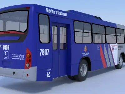 Marcopolo Bus Torino S OF-1519 - EXTERNAL Low-poly 3D model