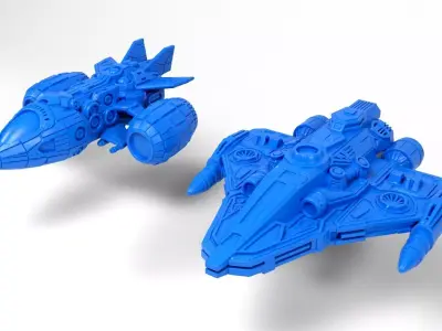 Spaceships Toys 3D print model