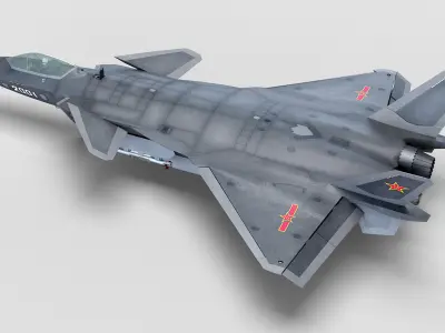 Chengdu J-20 3D model