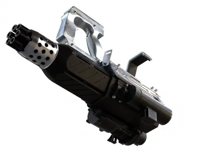 Nemesis Minigun 3D model