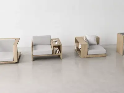 Modern Chairs Free 3D model