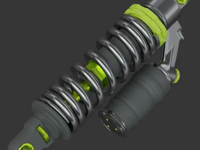 Shock Absorber 3D model