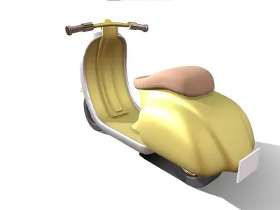 Scooter Kids Toy 3D model