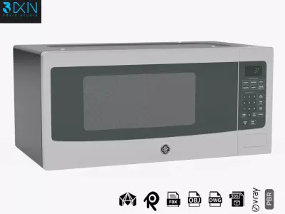 GE Profile Countertop Microwave Oven PEM31SFSS 3D model