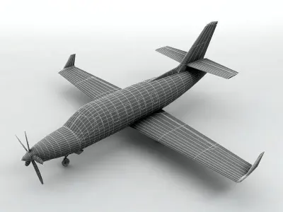 Comp Air 12 Aircraft Low-poly 3D model