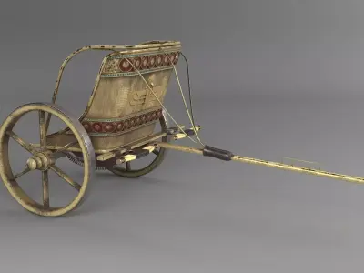 PHOTOREALISTIC EGYPT CHARIOT 3D model