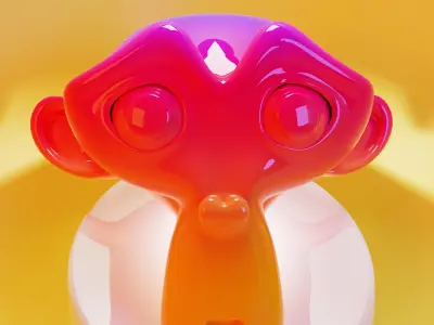 Monkey color 3D model